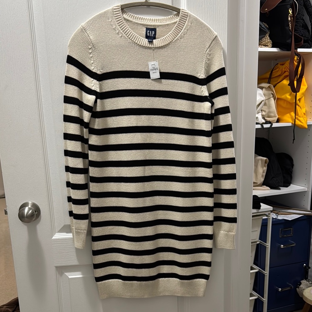 GAP Striped Sweater Dress